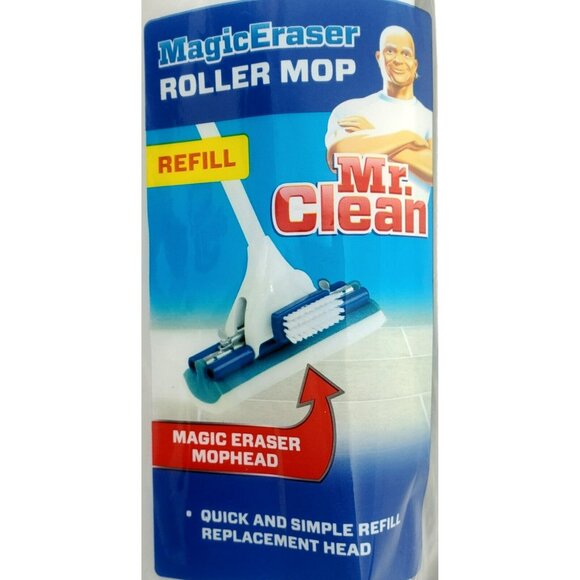 New Mr. Clean Magic Eraser Roller Mop Refill Replacement MopHead Floor Cleaner - Picture 3 of 8